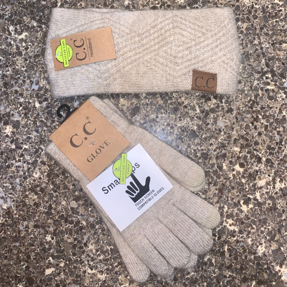 C.C Headband and Gloves
